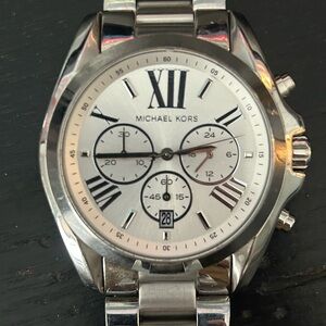 Michael Kors Silver Large Face Watch